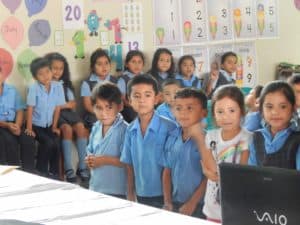 Wayne's visit to Bilingual School 088