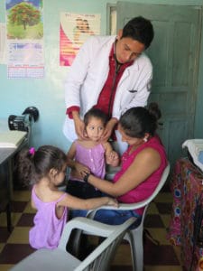 Rigoberto at the Health Center