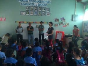 MAHEC brigade at the bilingual school