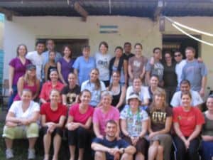 The whole group on the last day in Agua Salada