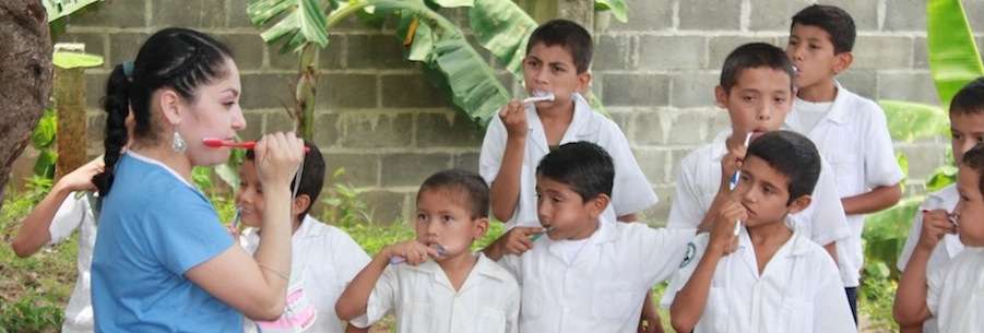 Dental Brushing Students